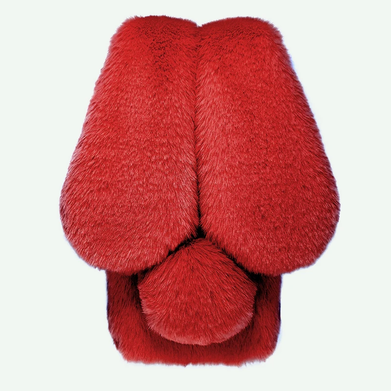 کاور  کدS11 مدل خرگوشی عروسکی خزدار مناسب برای گوشی سامسونگ galaxy A50/A50S/A30S