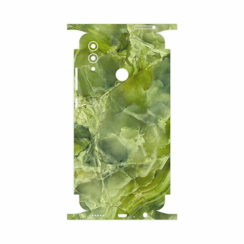 برچسب پوششی ماهوت مدل Green Crystal Marble-FullSkin مناسب برای گوشی موبایل آنر 10 Lite