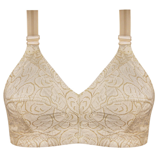 سوتین زنانه ماییلدا مدل بدون فنر کد 5053 رنگ کرم