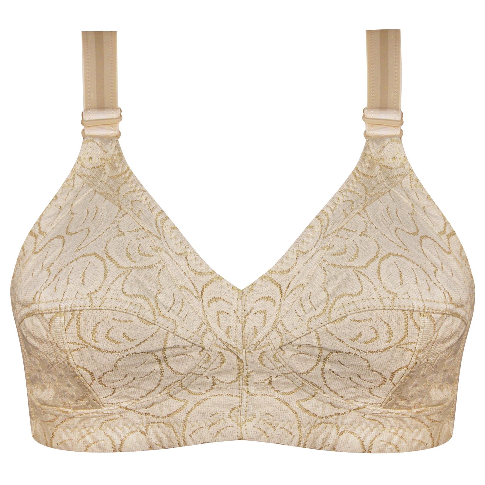 سوتین زنانه ماییلدا مدل بدون فنر کد 5053 رنگ کرم -  - 1