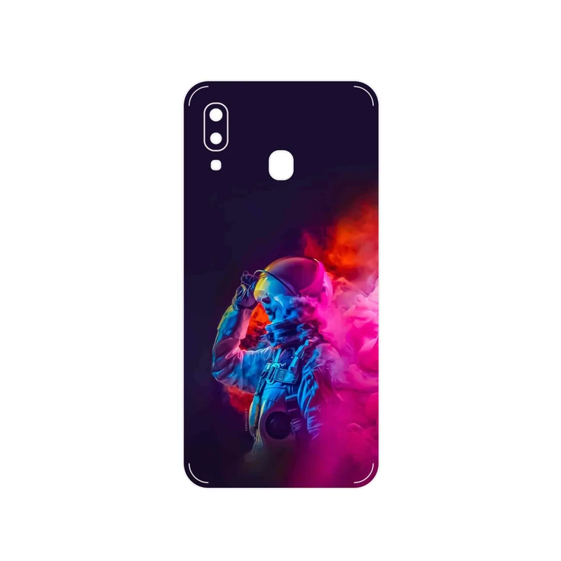 برچسب پوششی ماهوت مدل Smoke Rainbow Digital Art 1 مناسب برای گوشی موبایل سامسونگ Galaxy A20