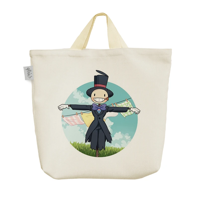 ساک خرید خندالو مدل انیمه قلعه متحرک هاول کد H495