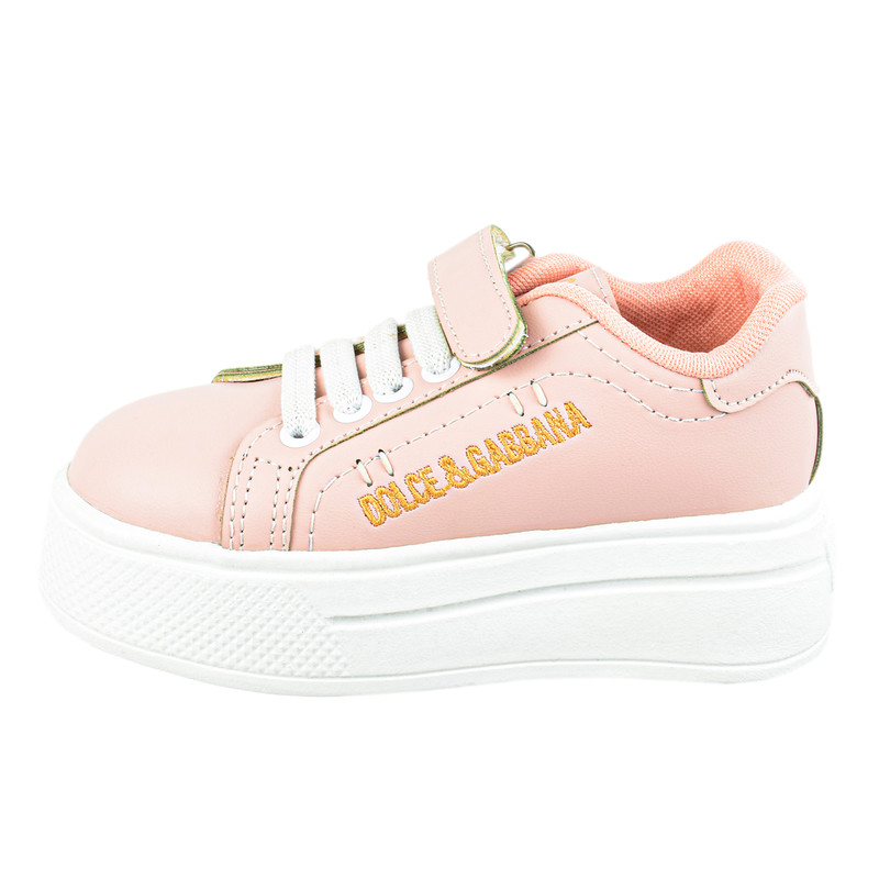 کفش راحتی دخترانه مدل لژدار برچسبی کد PK.3644