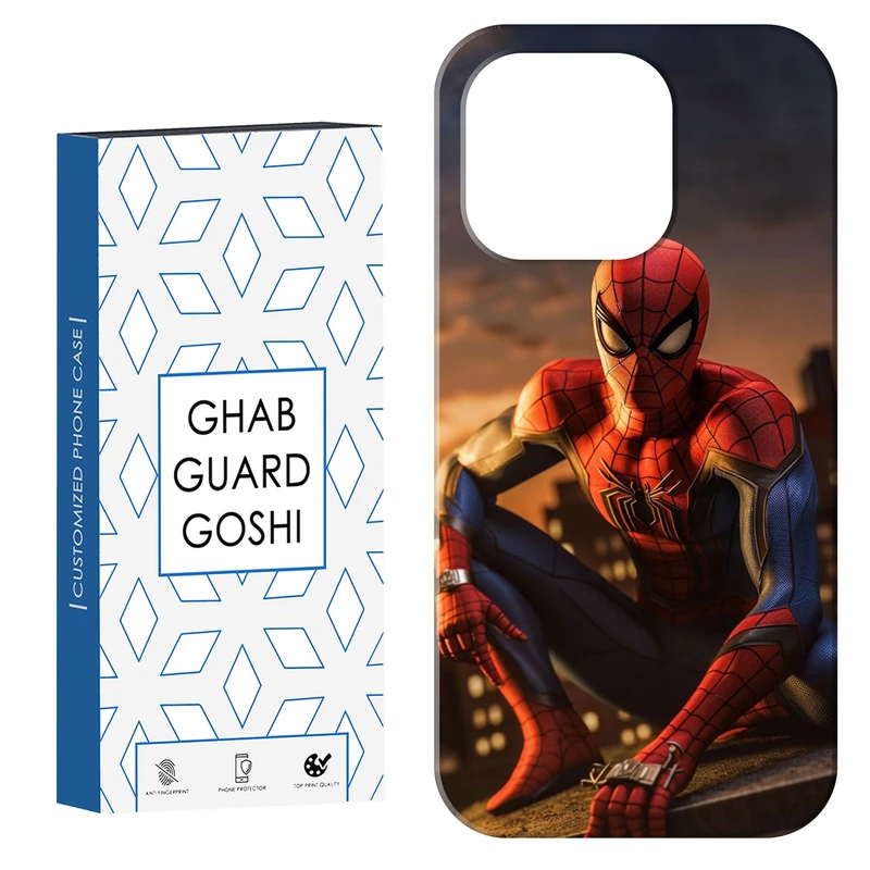 کاور قاب گارد گوشی طرح مرد عنکبوتی کد Dimo-284 مناسب برای گوشی موبایل اپل IPHONE 15 PRO MAX