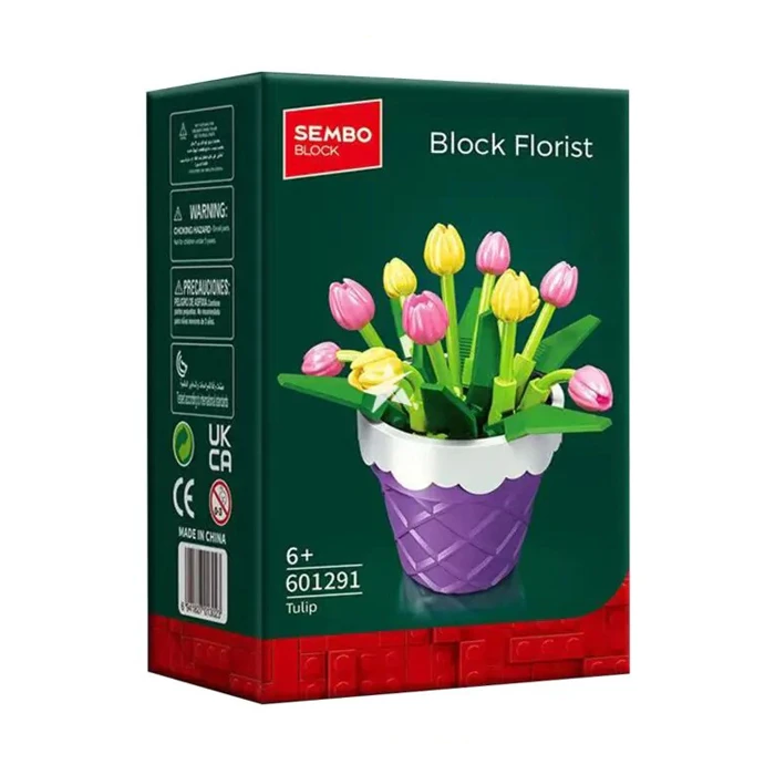 ساختنی 90 تکه سیمبوبلاک مدل گلدان