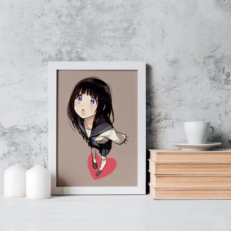 تابلو خندالو مدل چیتاندا انیمه هیوکا Hyouka کد 17076