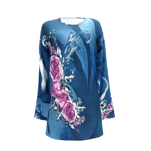 بلوز آستین بلند زنانه مدل نخی ترک کد 010