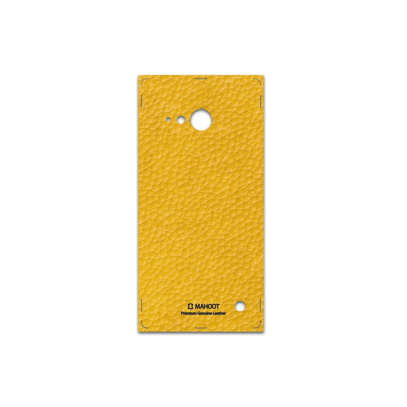 برچسب پوششی ماهوت مدل Mustard-Leather مناسب برای گوشی موبایل نوکیا Lumia 730