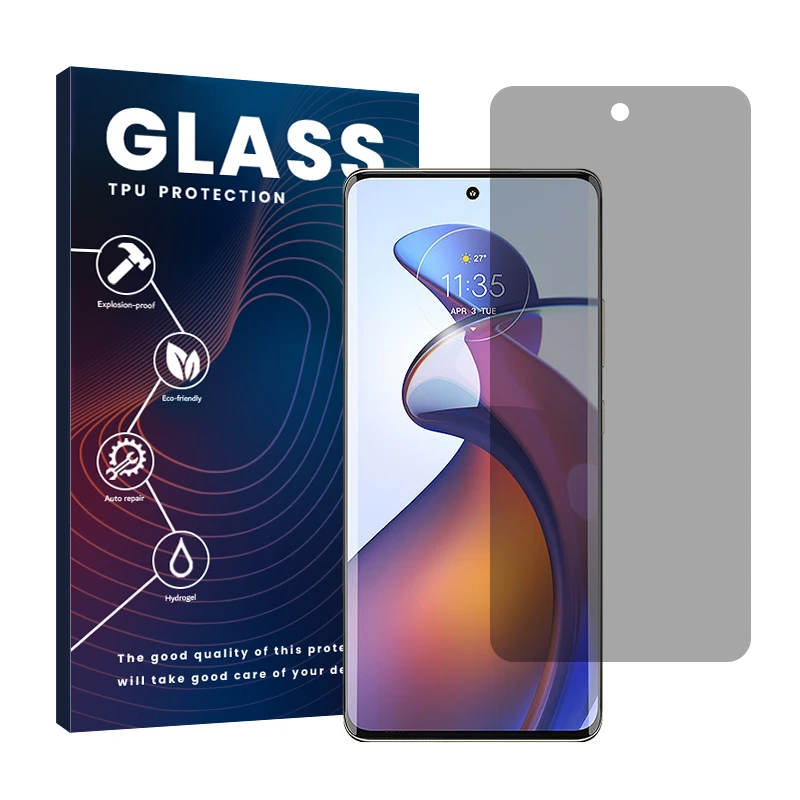 محافظ صفحه نمایش حریم شخصی گلس مدل HyPRV مناسب برای گوشی موبایل موتورولا Edge 30 Fusion