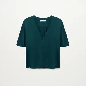 بلوز آستین کوتاه زنانه مانگو مدل 87048253