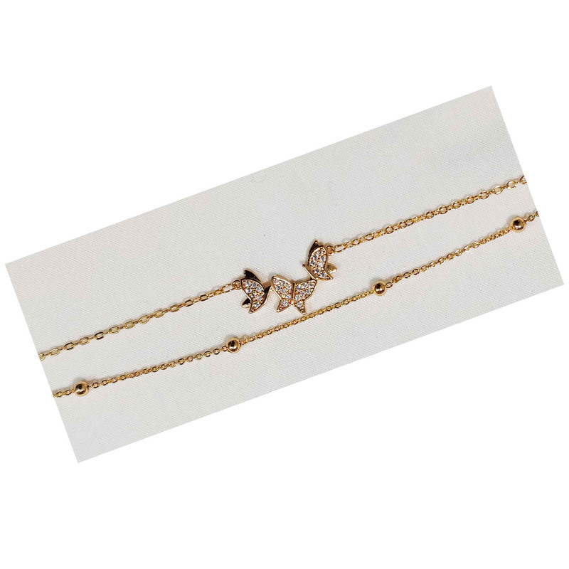 پابند زنانه وای اس ایکس مدل پروانه YX558-3