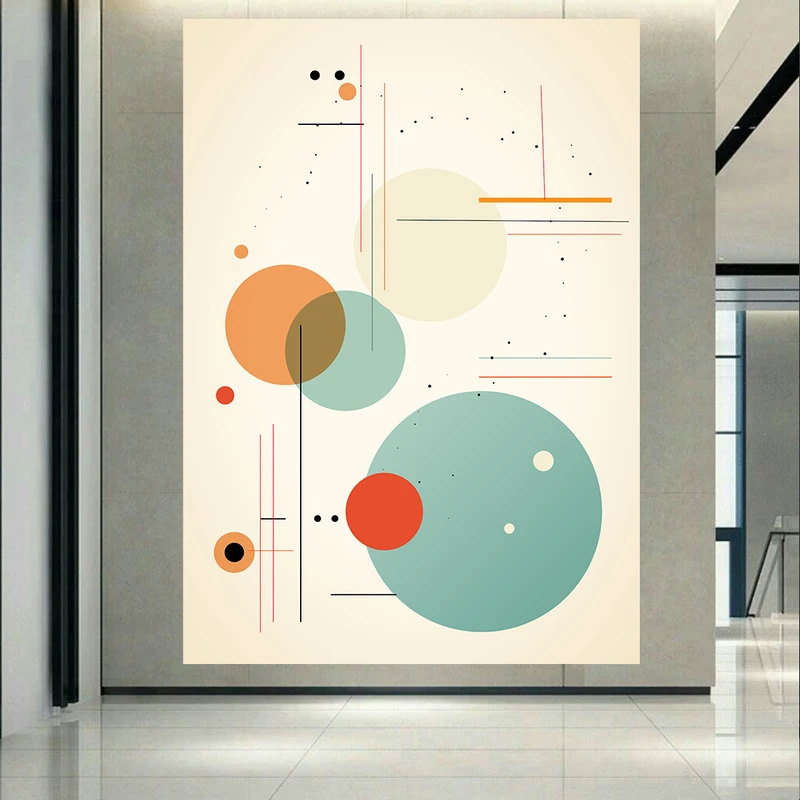 پوستر طرح مینیمال هندسی کد PD728