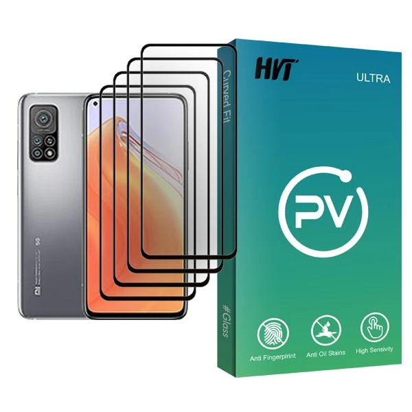 محافظ صفحه نمایش اچ وی تی مدل PV Glass MIX004 مناسب برای گوشی موبایل شیائومی Mi 10T 5G بسته چهار عددی