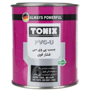 چسب پی وی سی فشار قوی تونیکس وزن 250 گرم