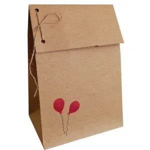 ساک هدیه مدل کرافت تاشو A3 بسته 10 عددی