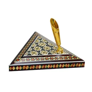 قلمدان خاتم کاری مدل سه گوش کد SP 10