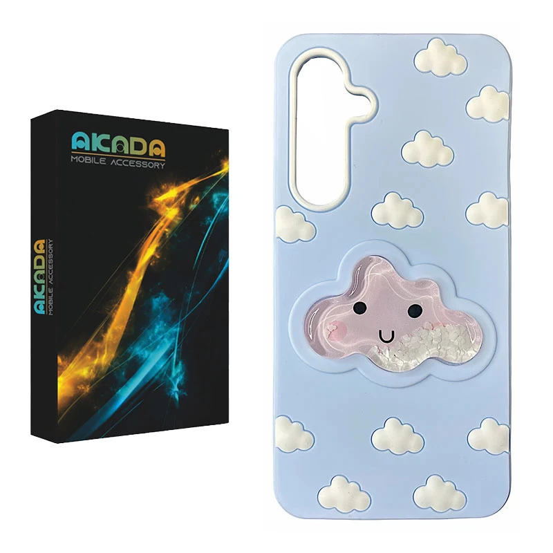 کاور آکادا مدل ابر سیلیکونی مناسب برای گوشی موبایل سامسونگ Galaxy A55