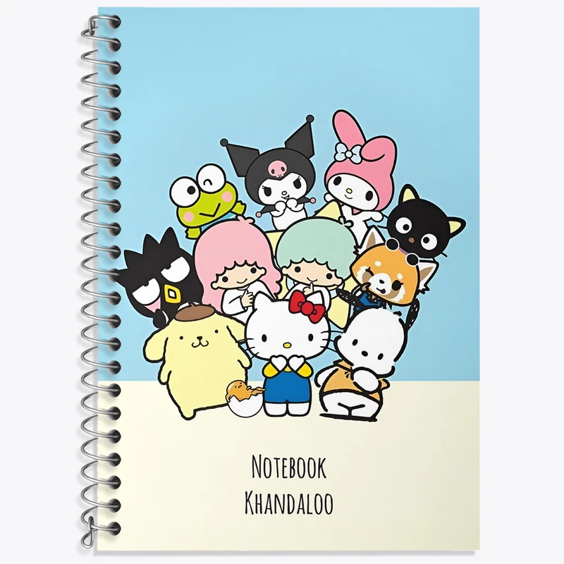 دفتر لغت 50 برگ خندالو طرح کرومی و کیتی کد N3990