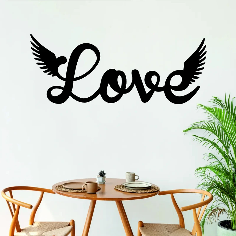 استیکر مدل چوبی LOVE کد T228