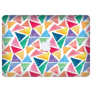 برچسب تزئینی ونسونی مدل WaterColor Triangles مناسب برای مک بوک ایر 13 اینچی