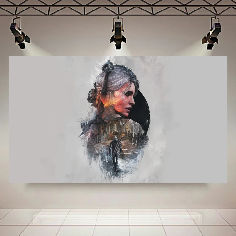 تابلو شاسی طرح Game مدل Witcher Wild Hunt کد AR5980