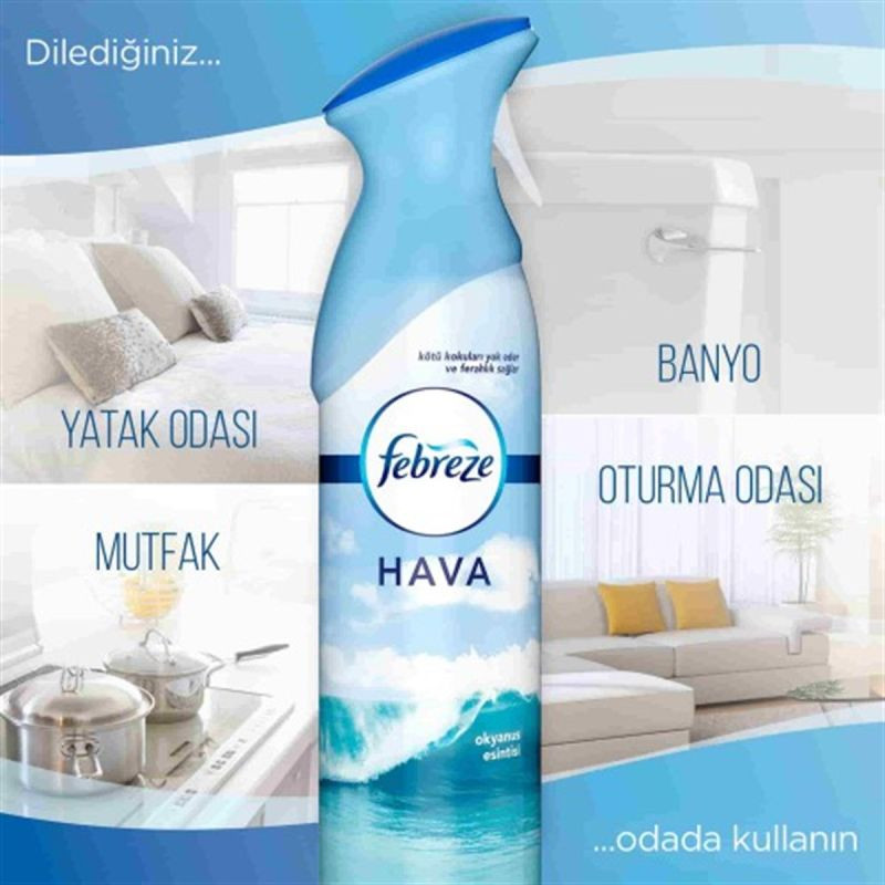 اسپری خوشبو کننده هوا فبرز مدل اقیانوس حجم 300 میلی لیتر