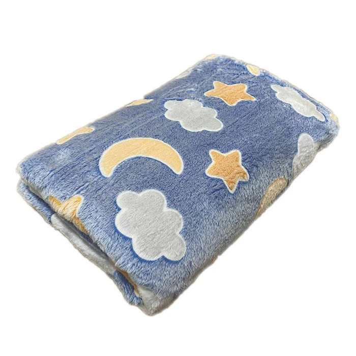  پتو مدل شبنما طرح آسمان یک نفره سایز 150×210 سانتی‌متر