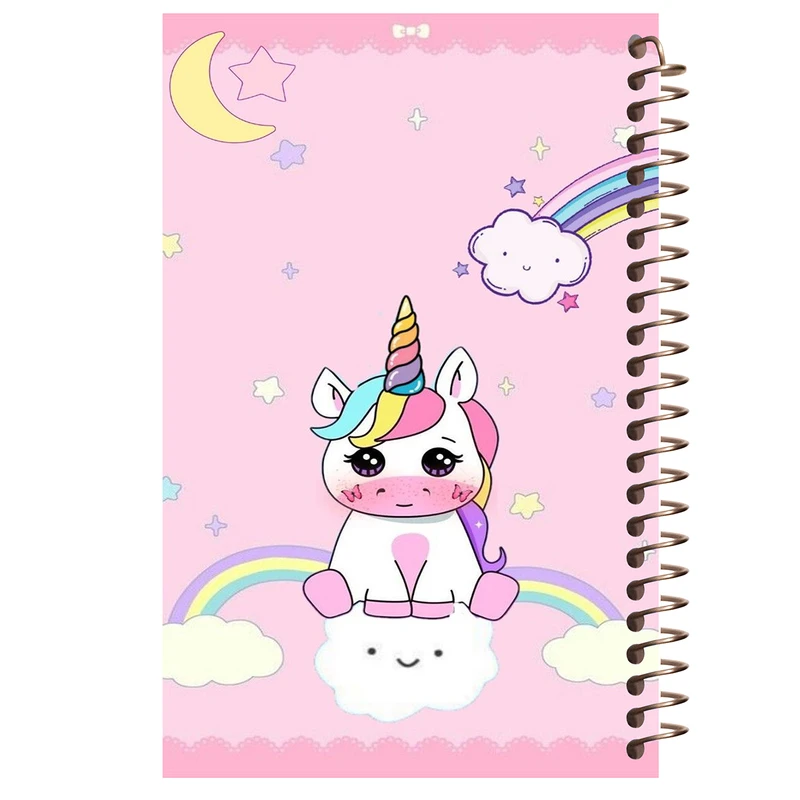 دفتر مشق 100 برگ مدل یونیکورن کد H185