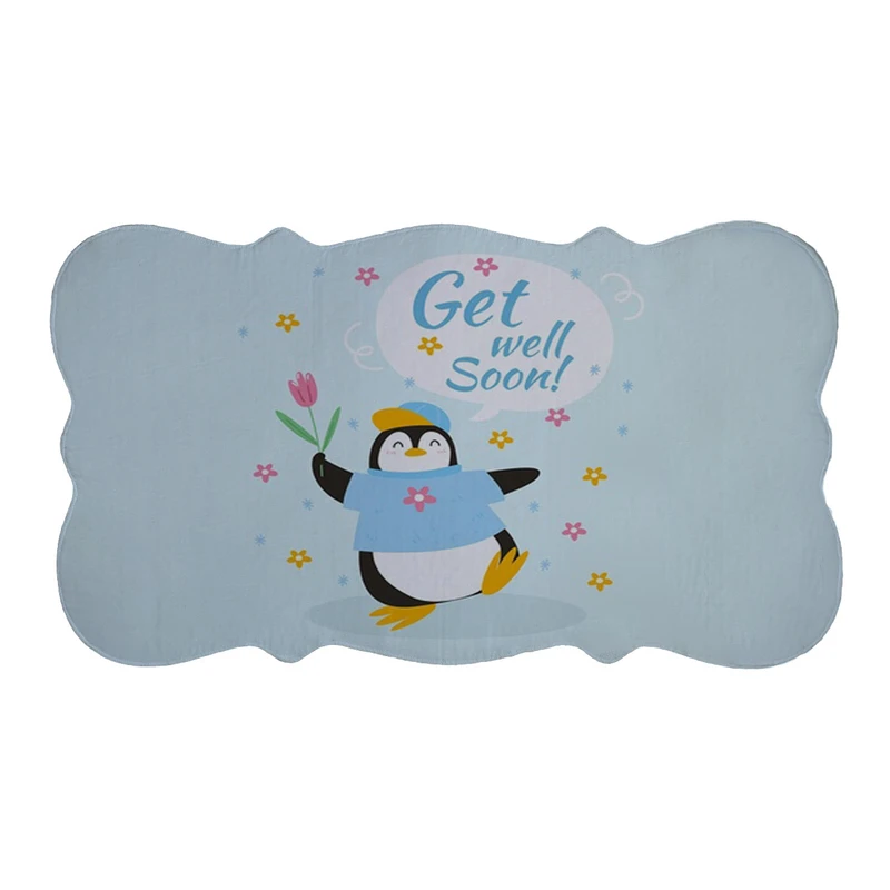پادری طرح Get well soon کد 8015 سایز 110×60 سانتی متر