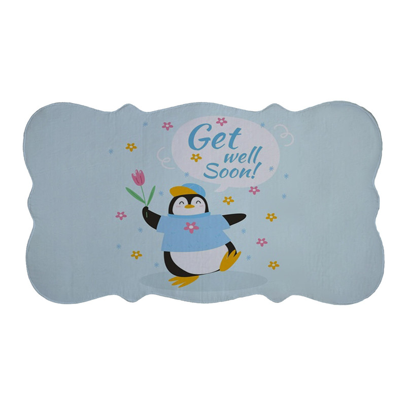 پادری طرح Get well soon کد 8015 سایز 110×60 سانتی متر