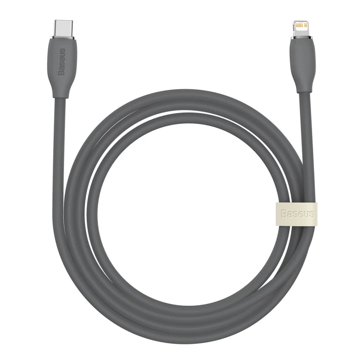 کابل تبدیل لایتنینگ به USB-C باسئوس مدل Jelly Liquid Silica Gel طول 1.2 متر 