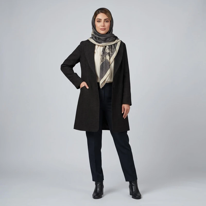 مانتو زنانه السانا مدل فیدان کد 210801