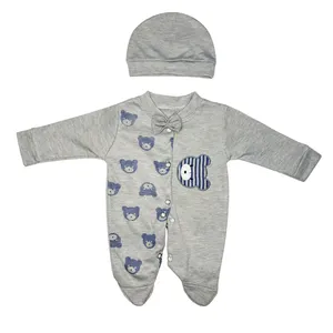 ست سرهمی و کلاه نوزادی مدل 52