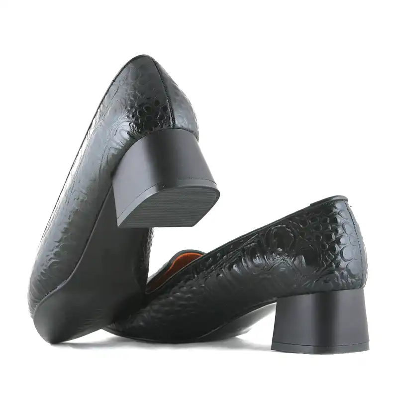 کفش زنانه چرم یلسان مدل دونا کد GAN-646-msk