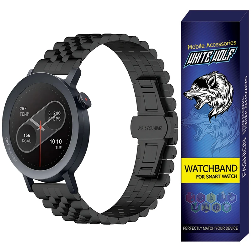 بند وایت ولف مدل WB-5Bead مناسب برای ساعت هوشمند ناتینگ CMF Watch  Pro 2 / 22mm