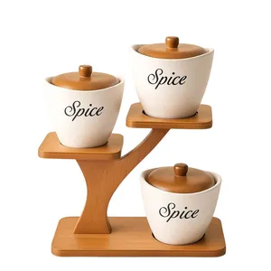 جای ادویه 3 پارچه مدل درختی