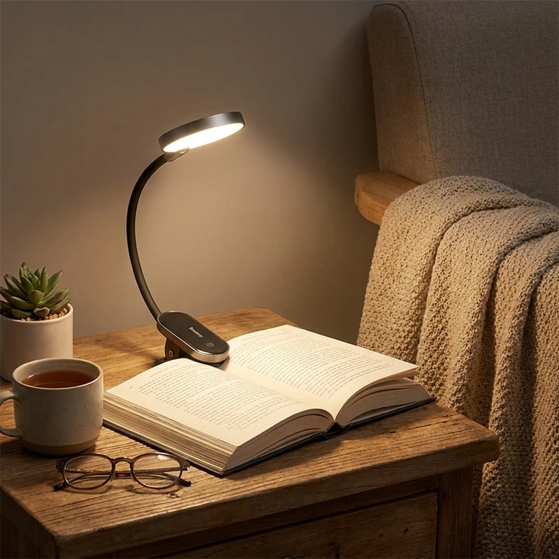 عکس شماره 2 : چراغ مطالعه باسئوس مدل comfort reading mini clip