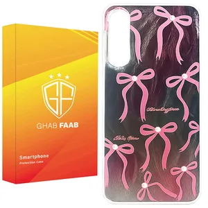 کاور قاب فاب مدل دخترانه پاپیونی مناسب برای گوشی موبایل سامسونگ Galaxy A50 / Galaxy A50s / Galaxy A30s