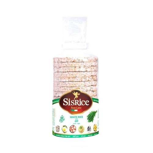 رایس کیک با طعم شوید سیس رایس بدون گلوتن - 240 گرم بسته 2 عددی