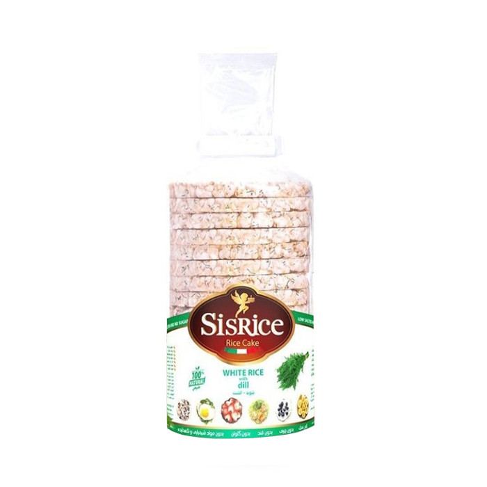 رایس کیک با طعم شوید سیس رایس بدون گلوتن - 240 گرم بسته 2 عددی