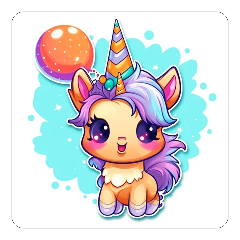 مگنت کاکتی طرح اسب تک شاخ و یونیکورن مدل mp29585