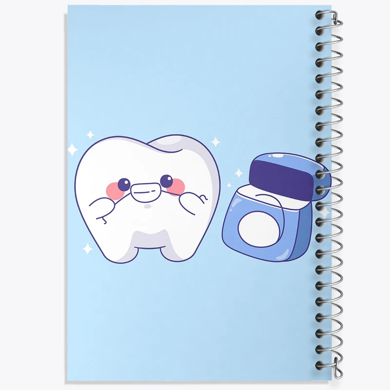 دفتر نت موسیقی 50 برگ خندالو مدل دندان و دندان پزشکی کودکانه کد 36739