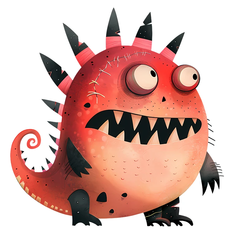 استیکر پارچه و لباس پاد آفرین مدل کارتونی کد S662