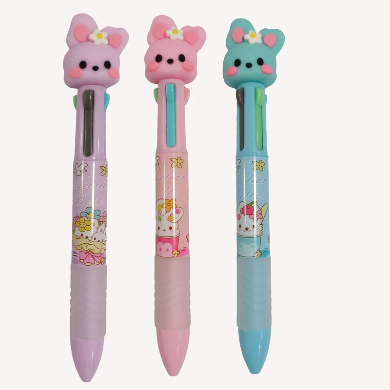 خودکار  ویبو مدل فانتزی 4 رنگ کد WB-55565 بسته 3 عددی