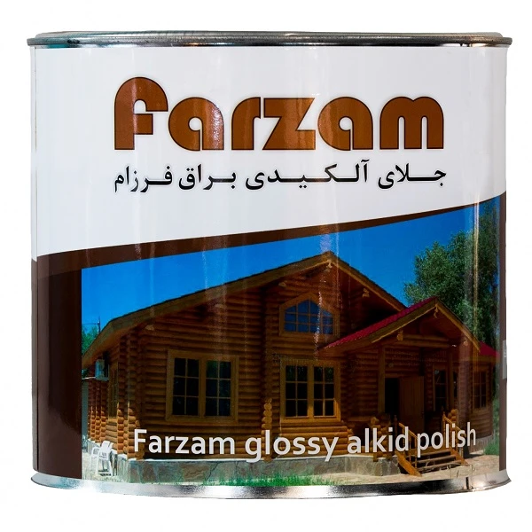 جلا روغنی الکیدی براق فرزام کد 320 وزن 3.5 لیتر