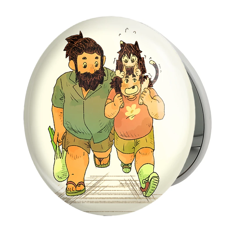 آینه جیبی خندالو طرح سنشی انیمه خوشمزه در سیاه چال مدل تاشو کد 35883