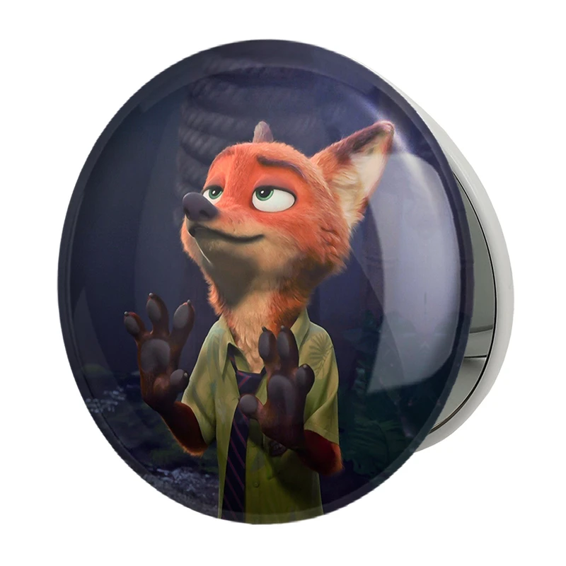 آینه جیبی خندالو طرح انیمیشن زوتوپیا  مدل تاشو کد 1016 