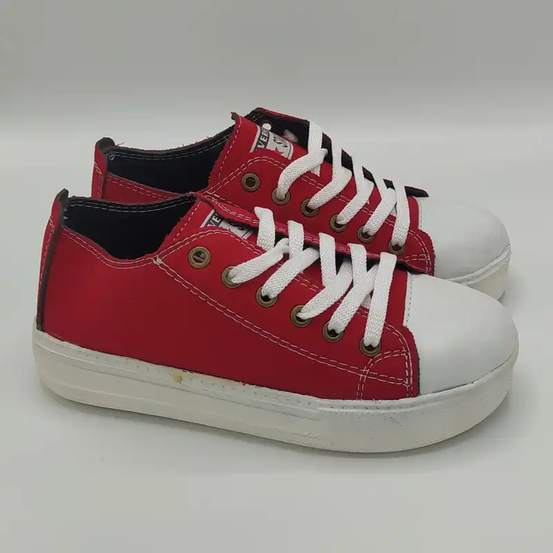 کفش پیاده روی زنانه مدل الستار لژدار رنگ قرمز