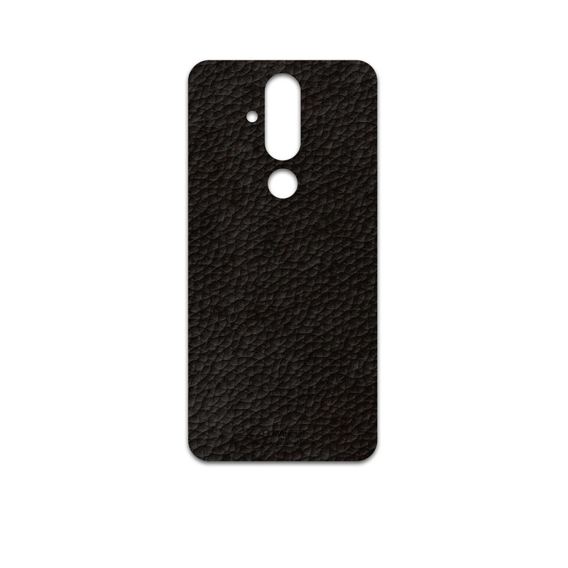 برچسب پوششی ماهوت مدل Dark-Brown-Leather مناسب برای گوشی موبایل نوکیا X71