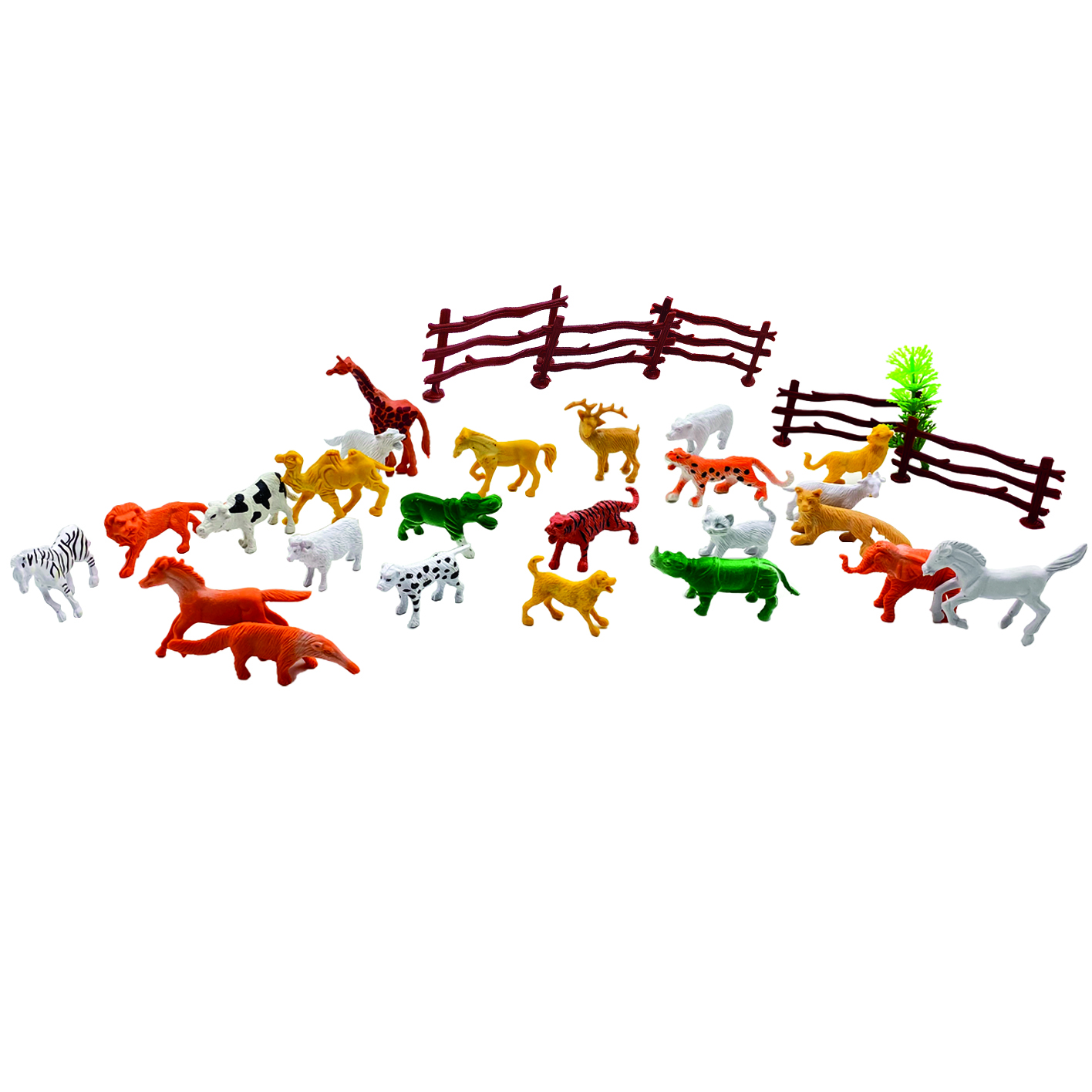فیگور حیوانات مدل باغ وحش مجموعه 30 عددی